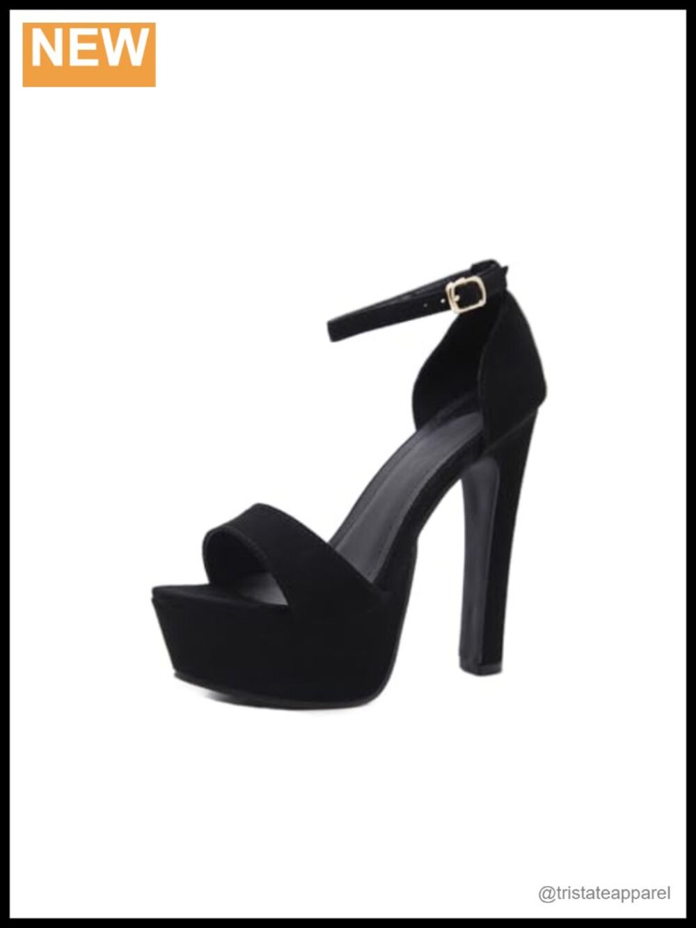 Women's Platform Block Heels 5.5 Inch Open Toe Chunky Sandals